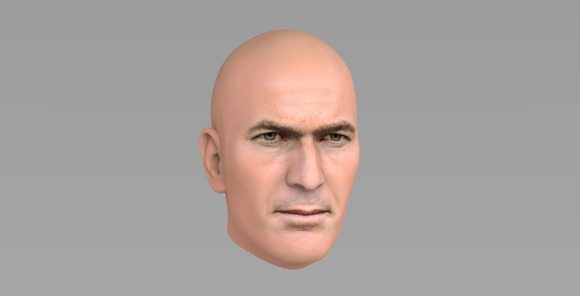 Zinedine Zidane 3D model_6