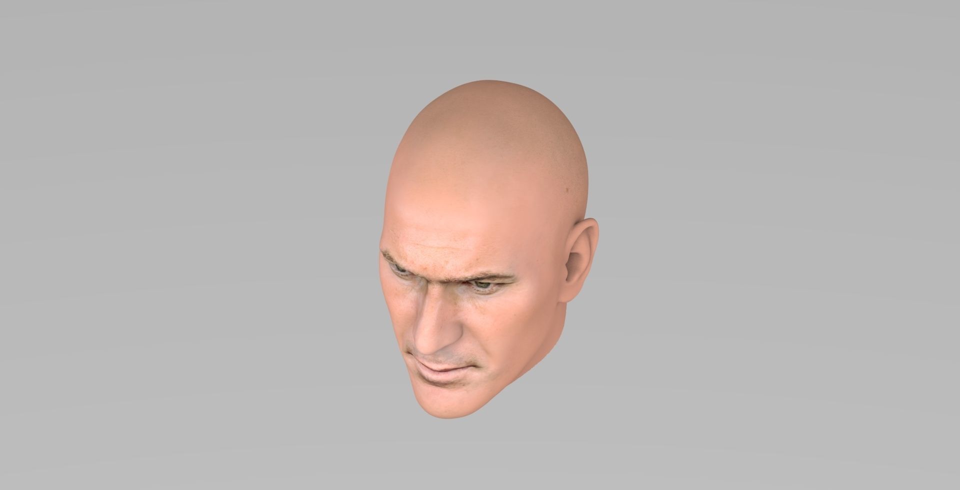 Zinedine Zidane 3D model_8