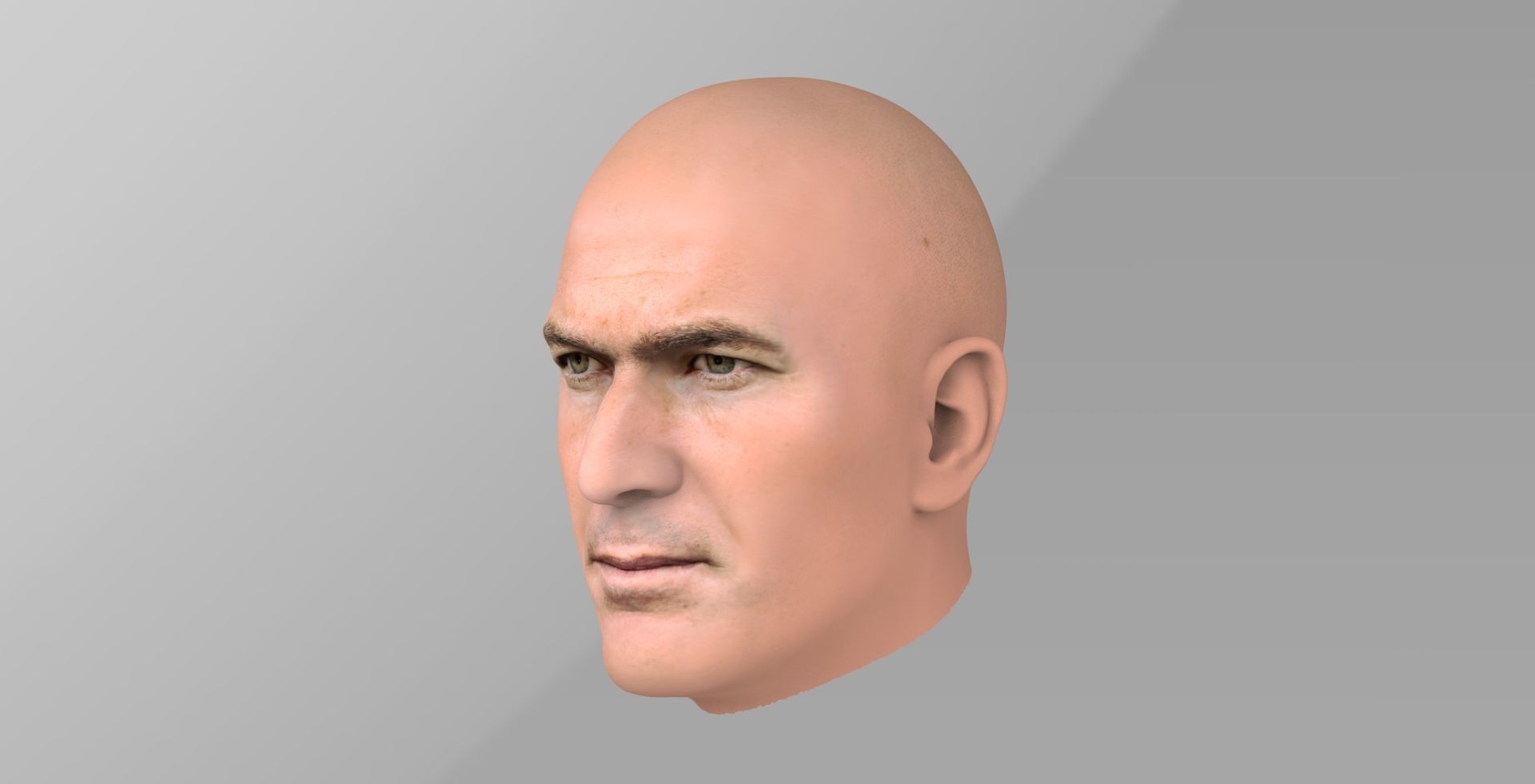 Zinedine Zidane 3D model_2