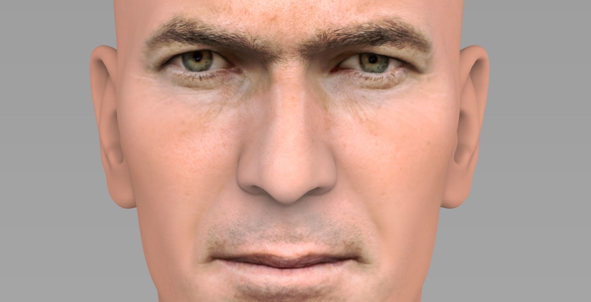 Zinedine Zidane 3D model_9