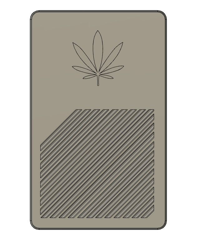 GRINDER CARD 3D print model_2