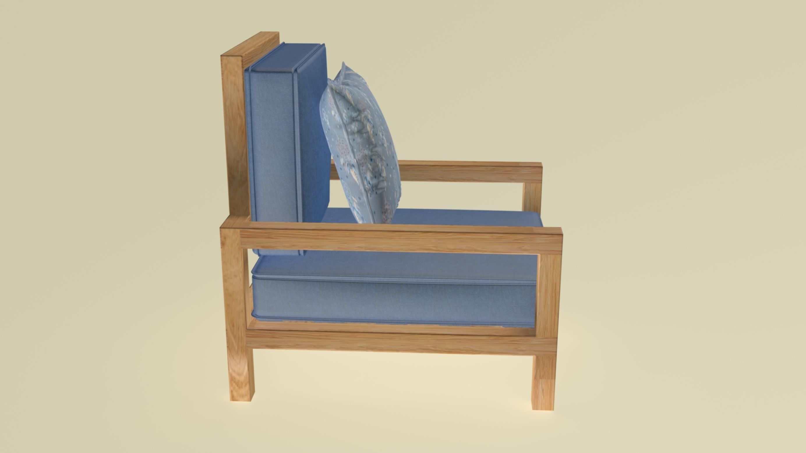 Colin Chair 3D model_4