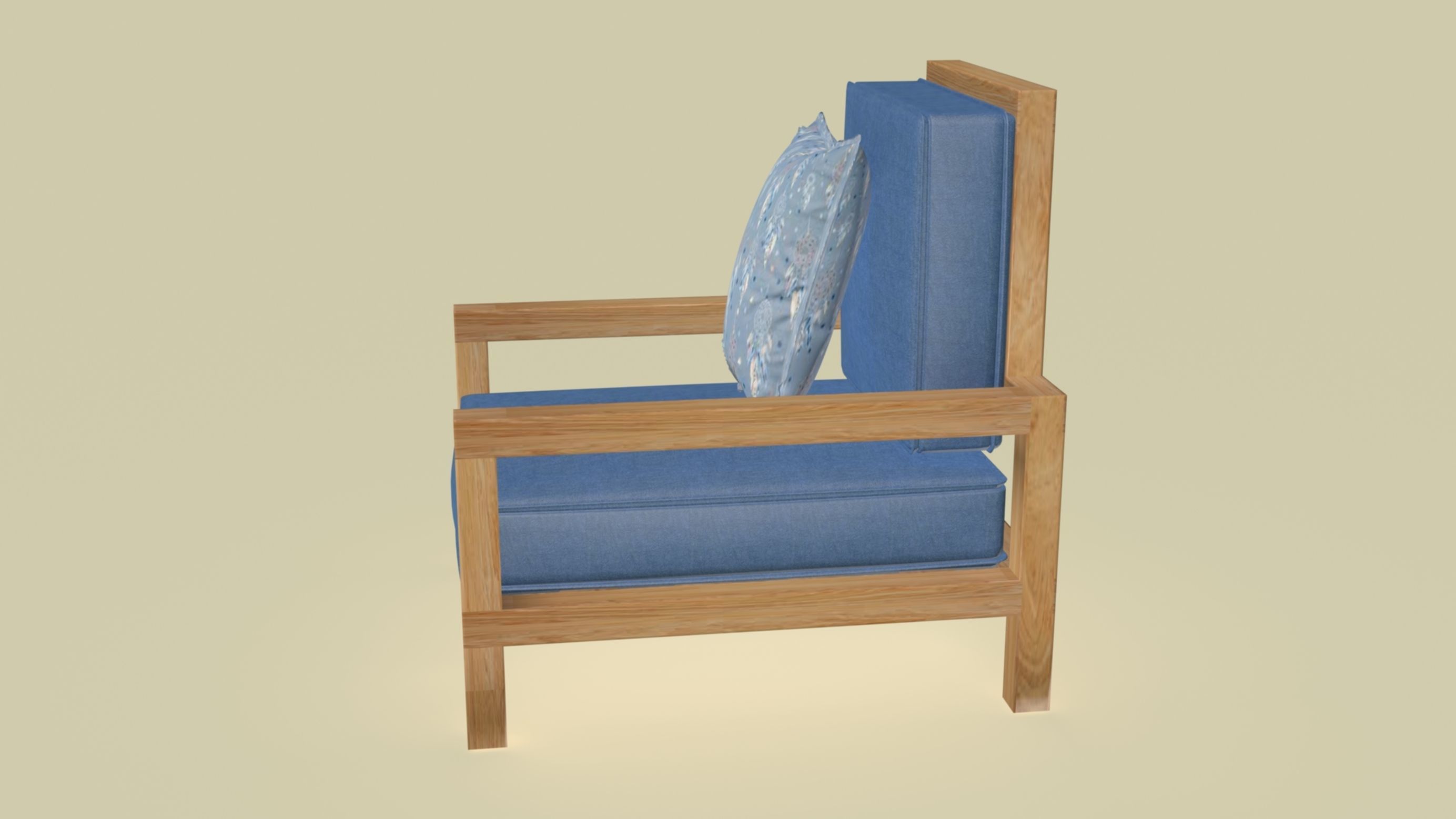 Colin Chair 3D model_5