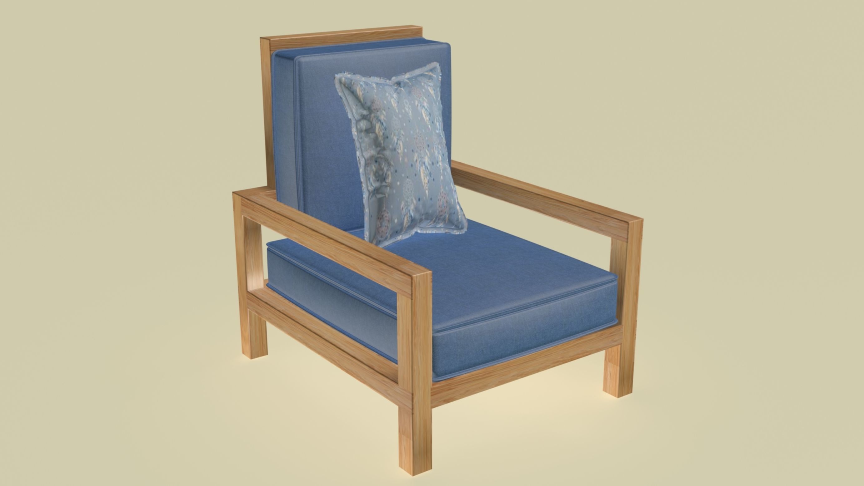Colin Chair 3D model_2