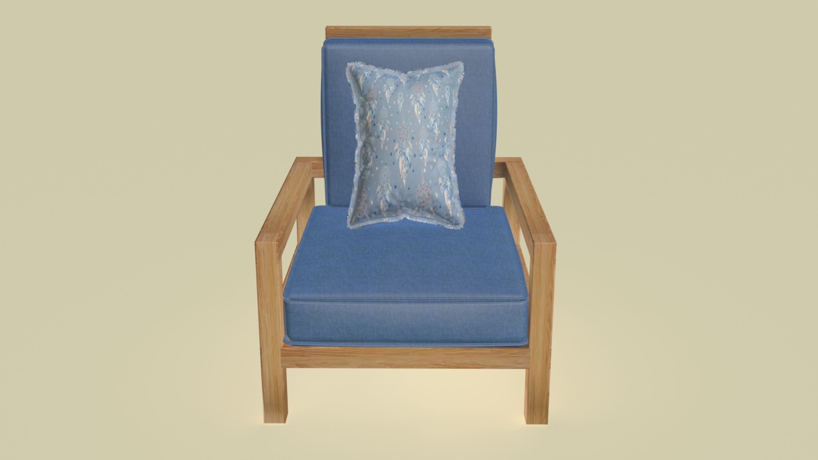 Colin Chair 3D model_3