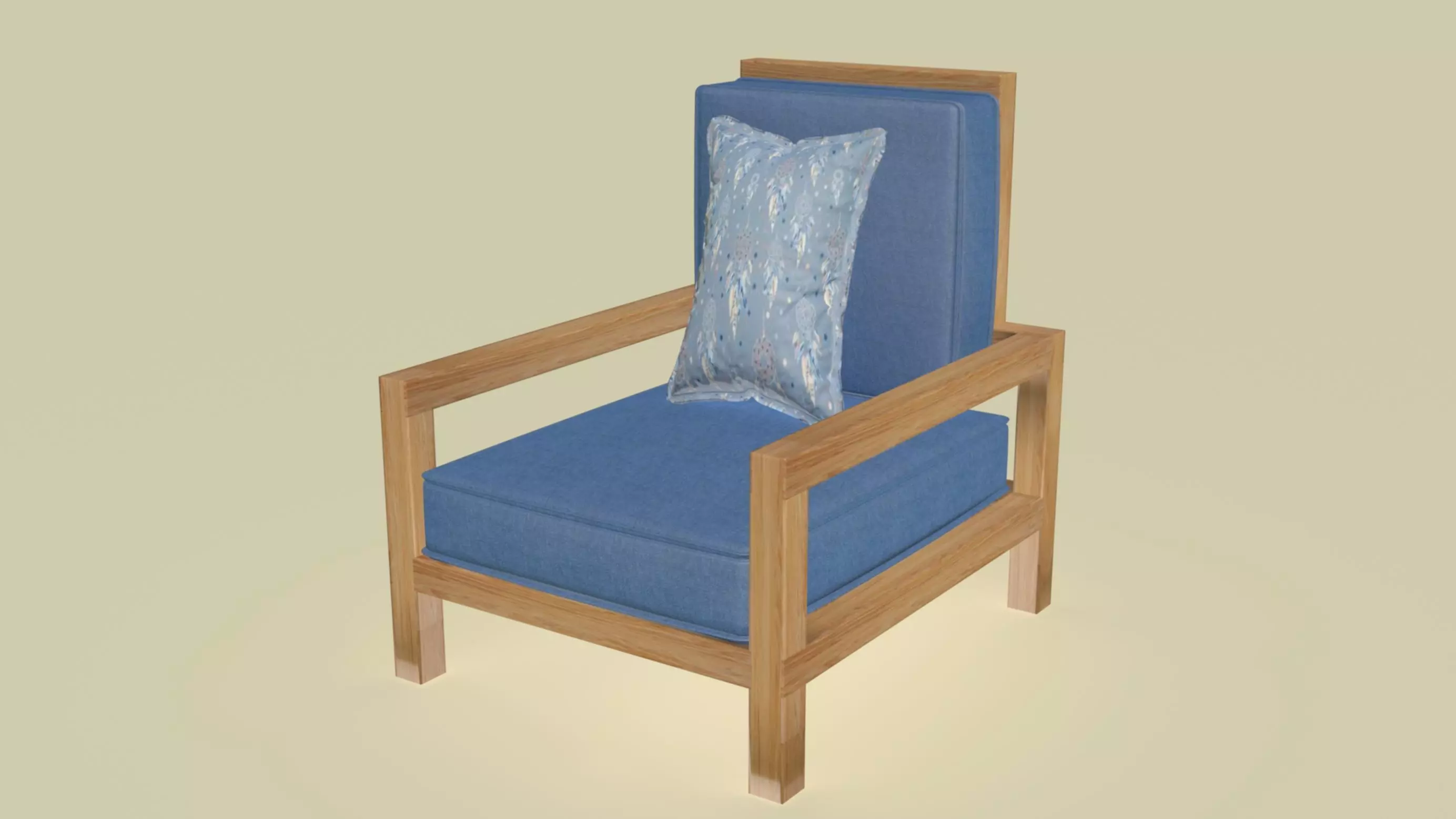 Colin Chair 3D model_0