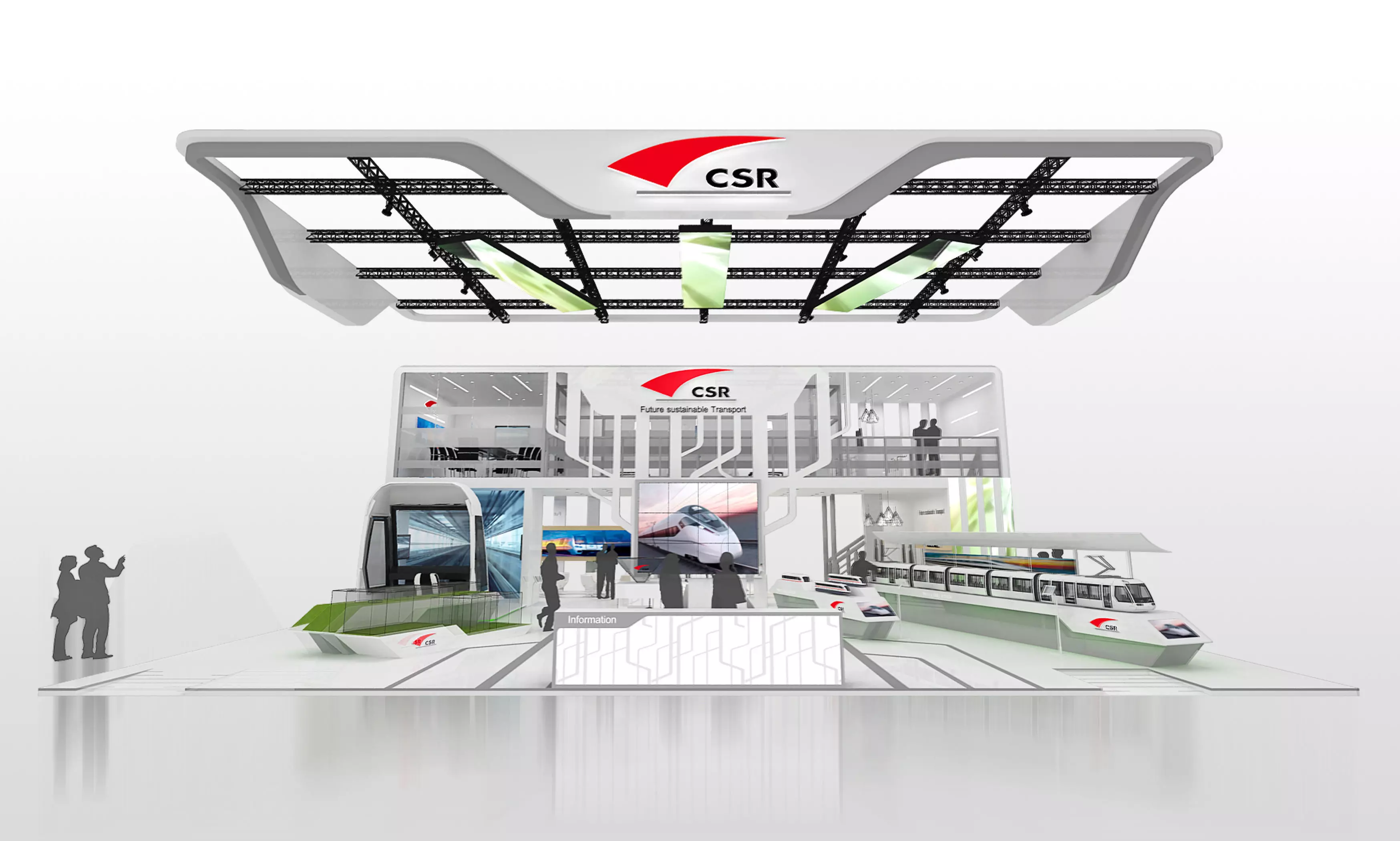 Exhibition area 18000mm X16500mm 3dmax2012 3D model_0