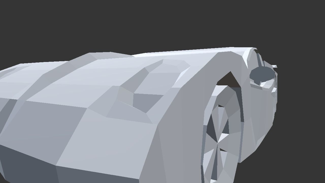 Sp22Car car Low-poly 3D model_10