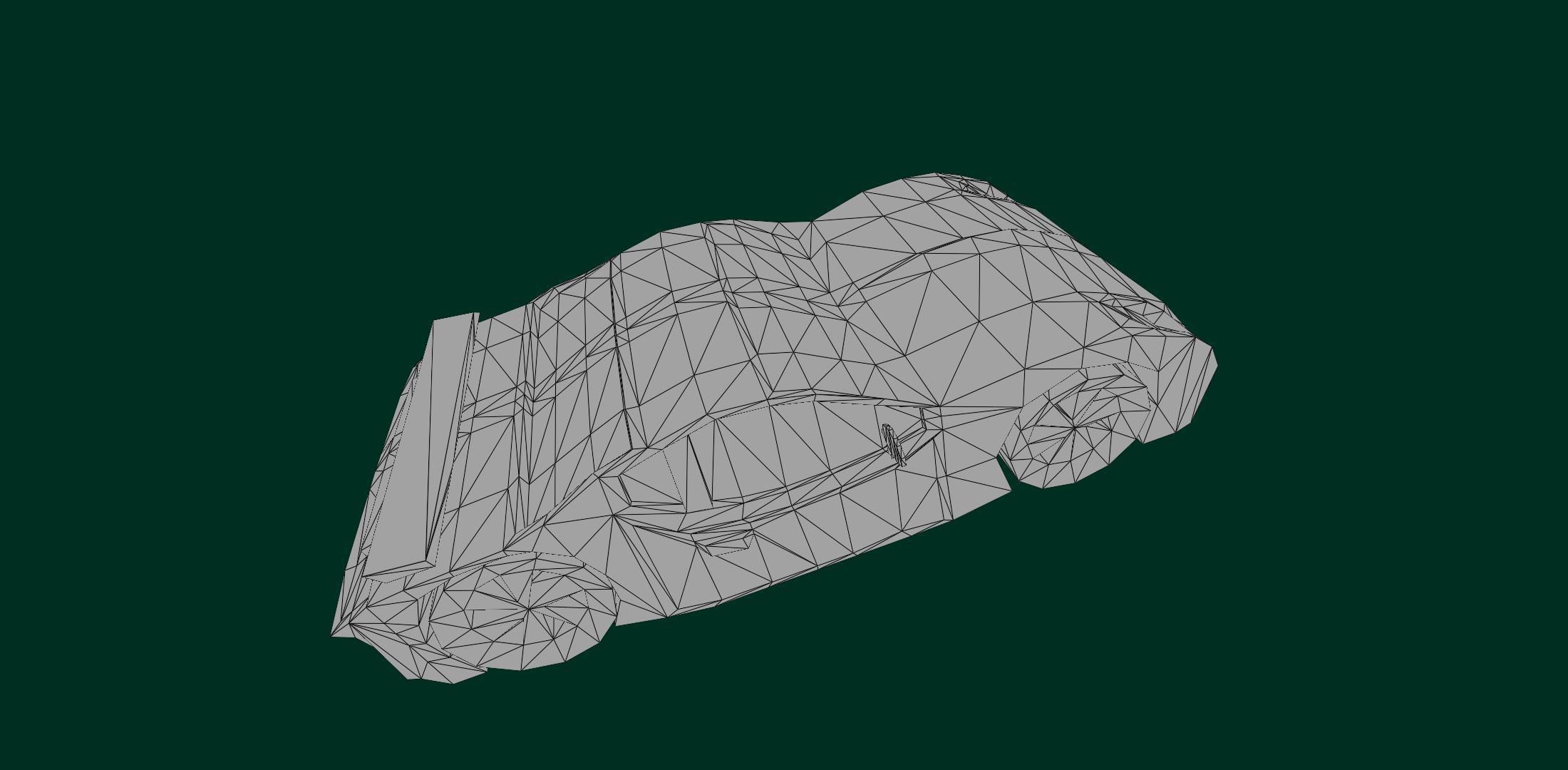 Sp22Car car Low-poly 3D model_22