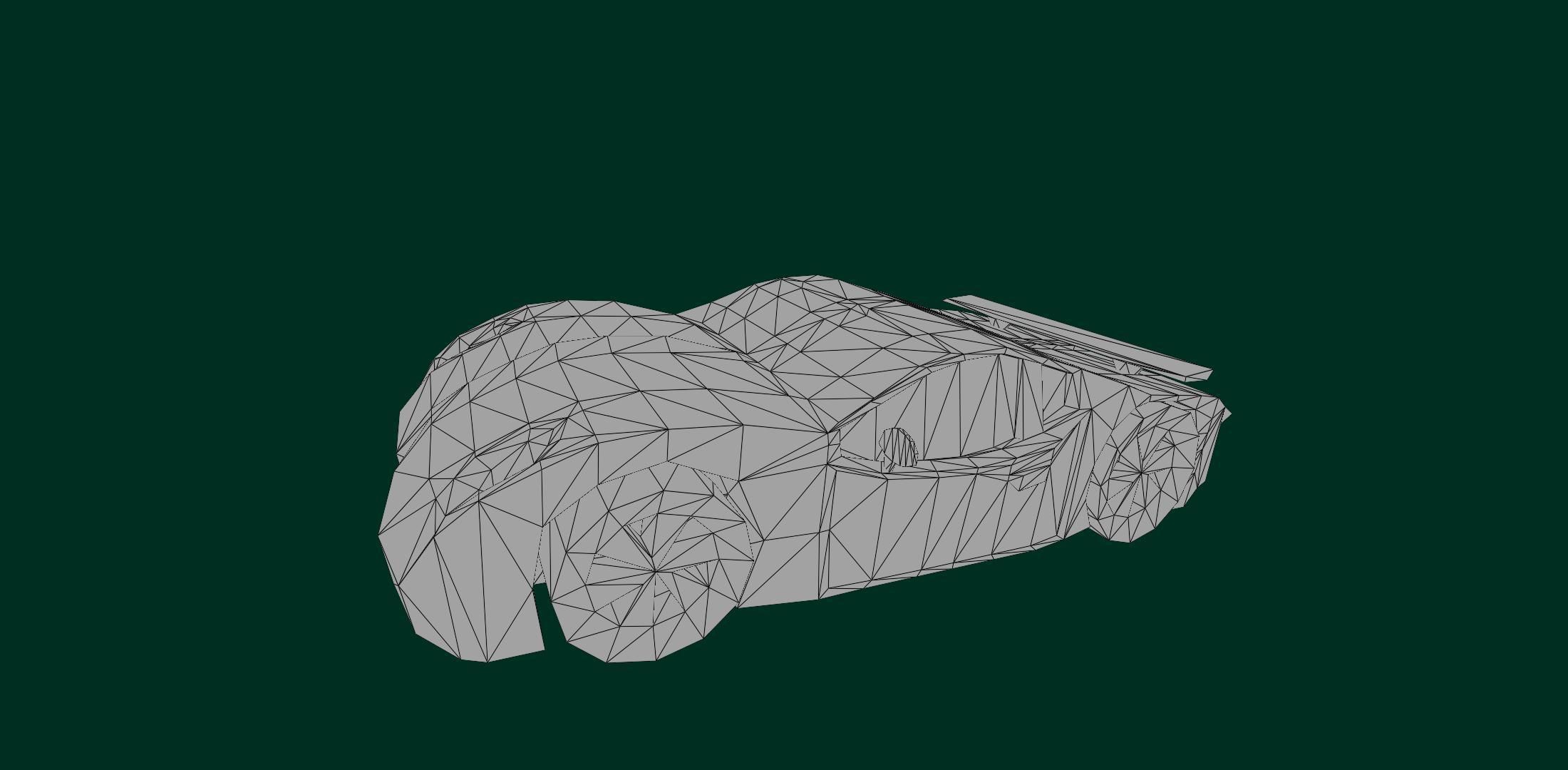 Sp22Car car Low-poly 3D model_19