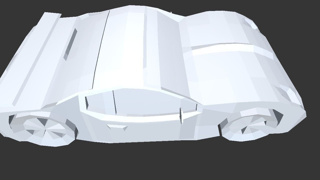 Sp22Car car Low-poly 3D model_15