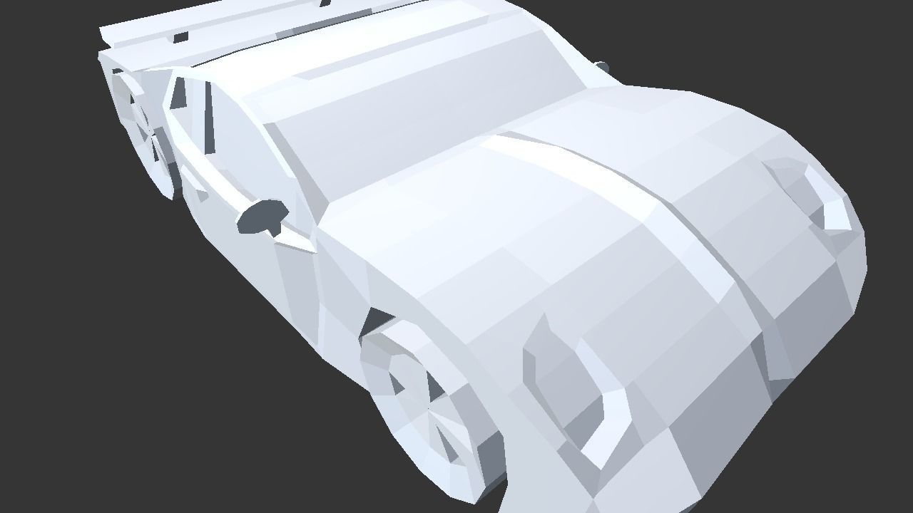 Sp22Car car Low-poly 3D model_12