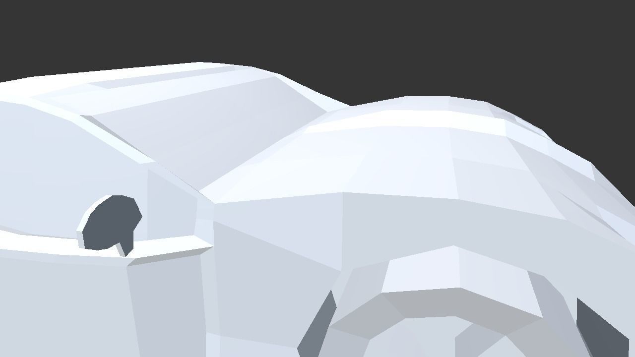 Sp22Car car Low-poly 3D model_11