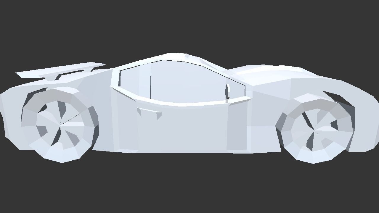 Sp22Car car Low-poly 3D model_16
