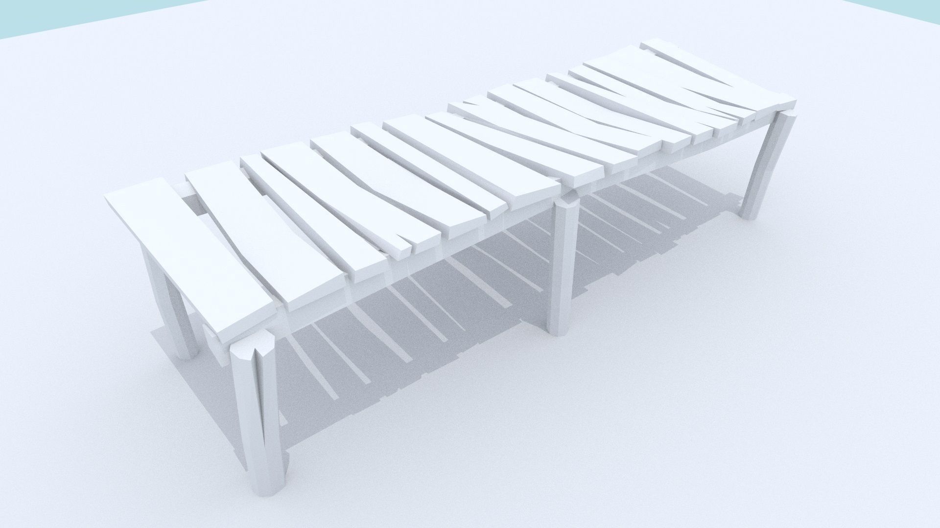 Wooden Docks Pack Low-poly 3D model_23