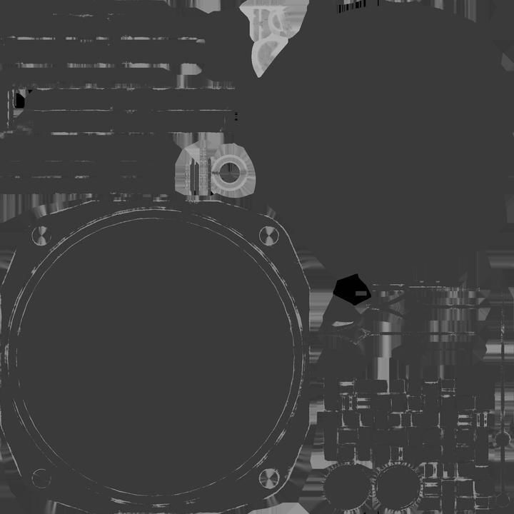 US CLOCK GAUGE Low-poly 3D model_9