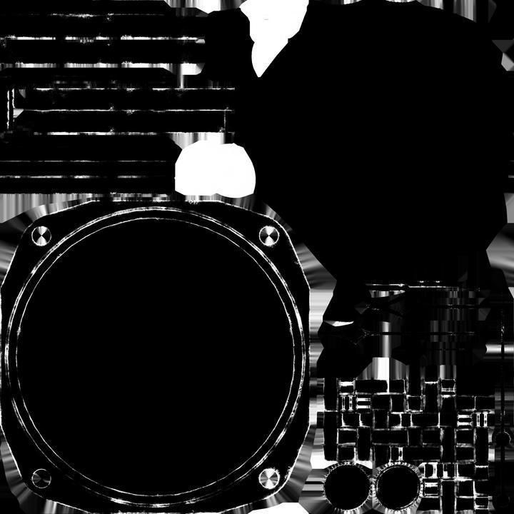 US CLOCK GAUGE Low-poly 3D model_10