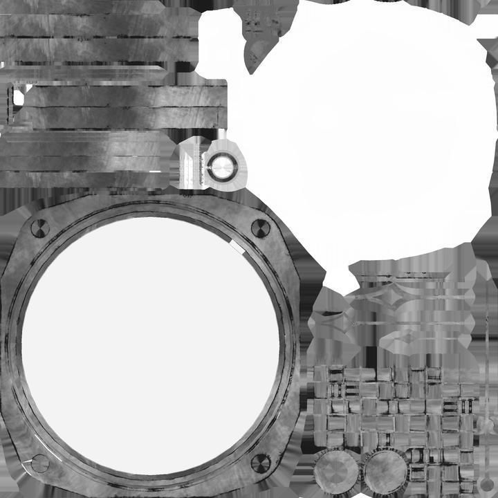 US CLOCK GAUGE Low-poly 3D model_7