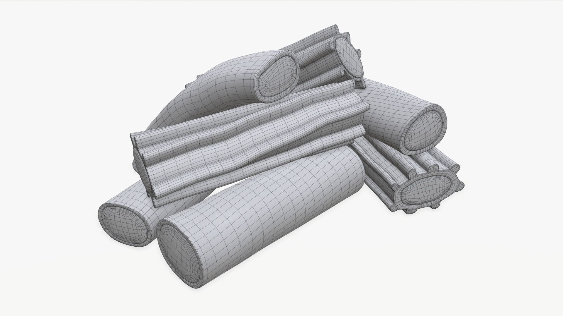 Colorful jelly candies 3D model_5