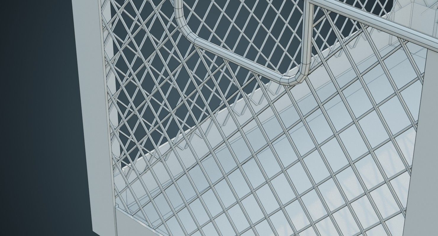 Crate 2B Low-poly 3D model_6