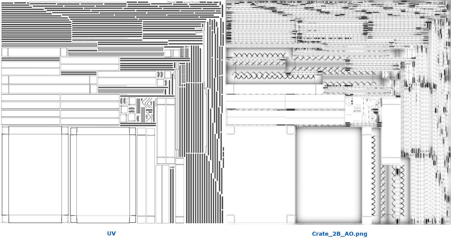 Crate 2B Low-poly 3D model_7