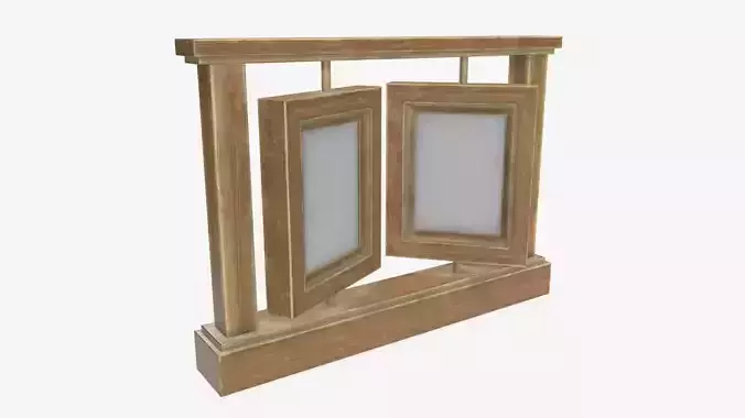 Wooden photo frame