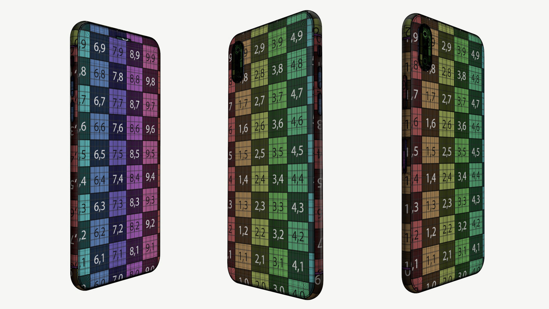 Smartphone mock up 01 3D model_6