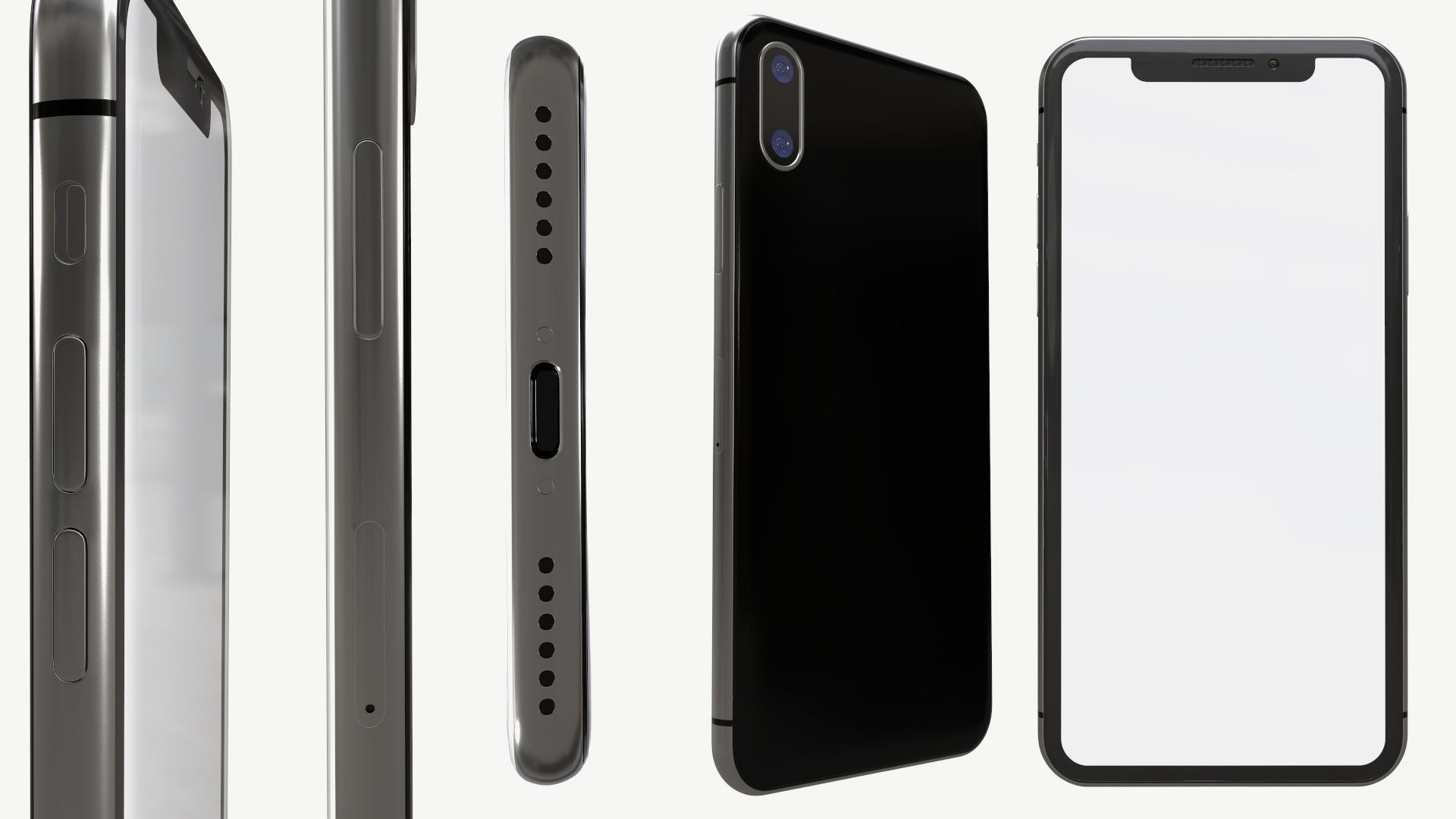 Smartphone mock up 01 3D model_2