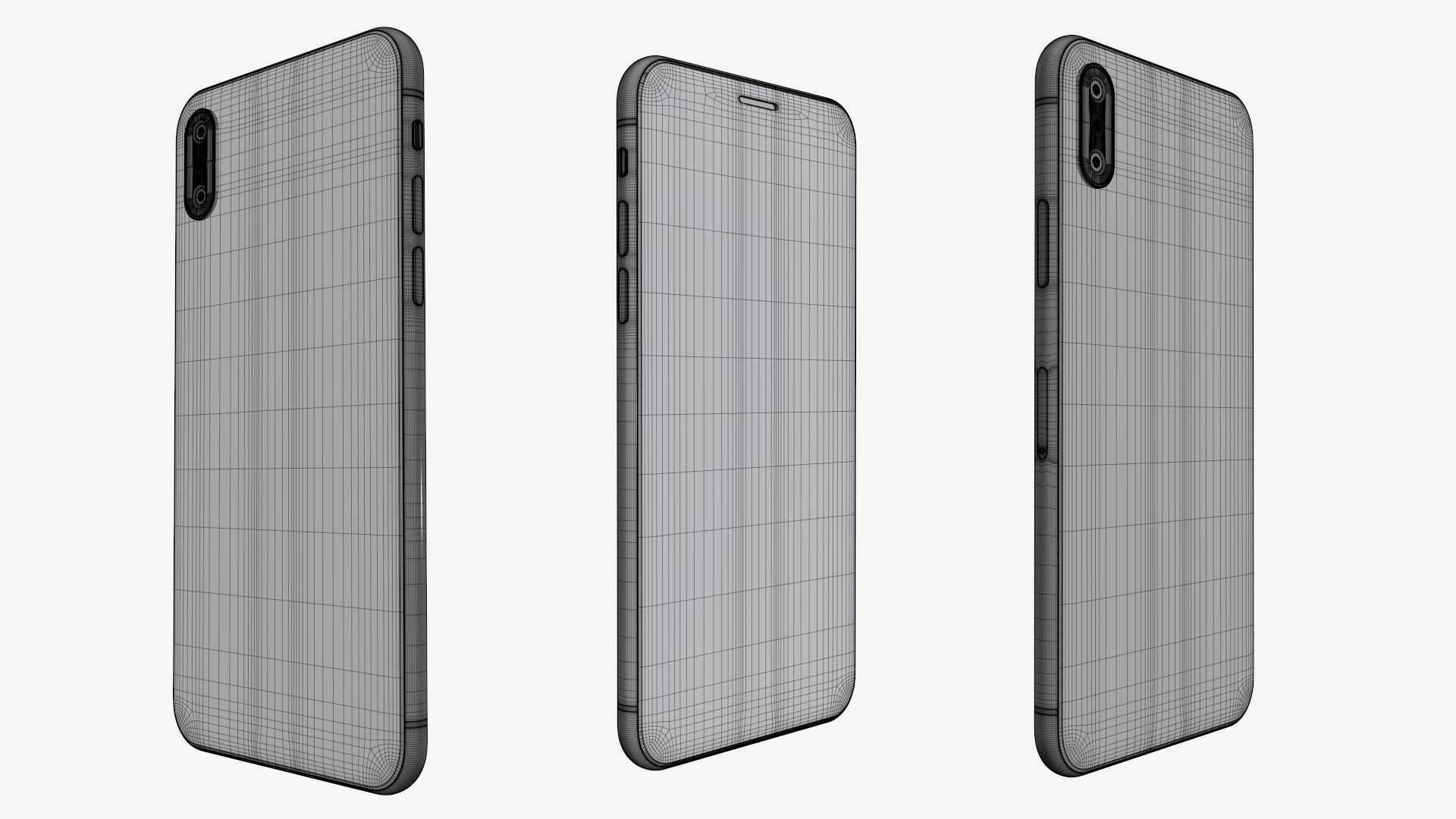 Smartphone mock up 01 3D model_3