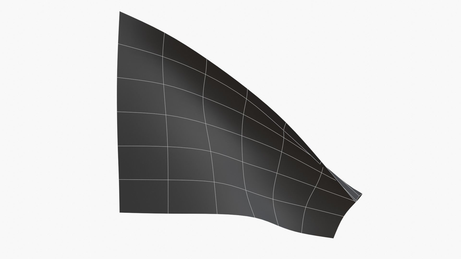 Pirate Flag - Edward England Low-poly 3D model_16