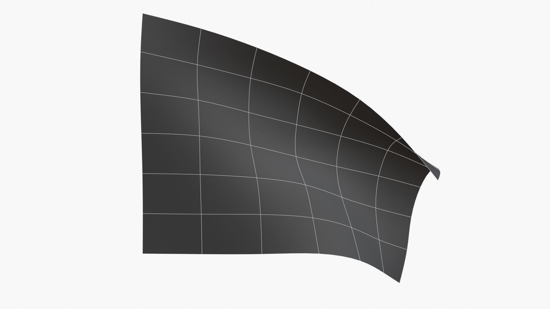 Pirate Flag - Edward England Low-poly 3D model_13