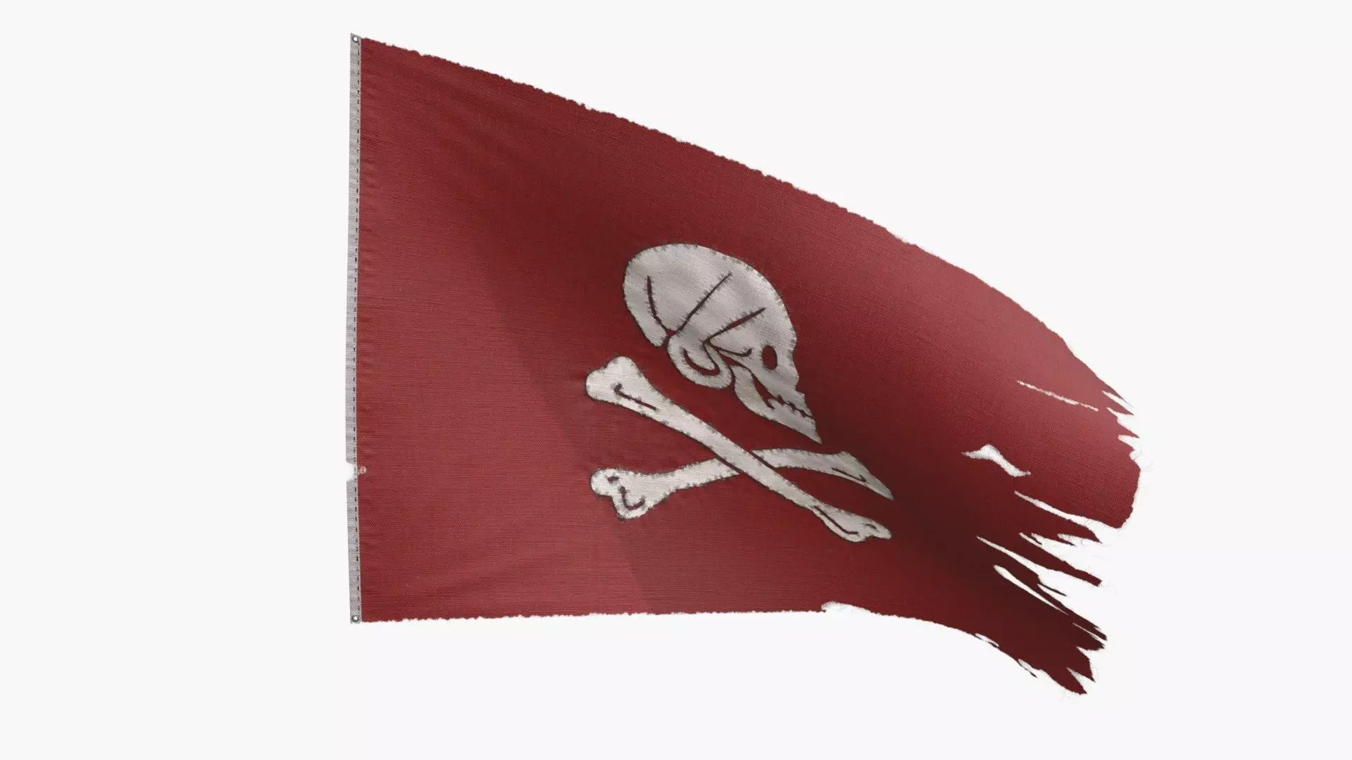 Pirage Flag - Henry Every Low-poly 3D model_0