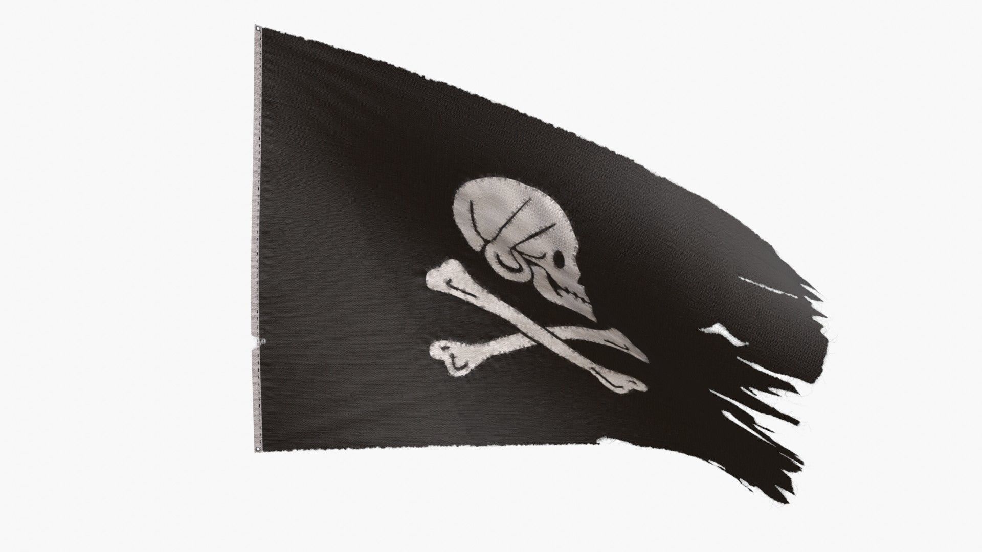 Pirage Flag - Henry Every Low-poly 3D model_2