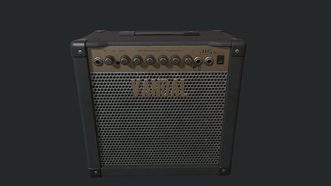 Guitar Amplifier - Vandal Low-poly 3D model