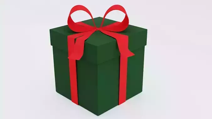 Green Christmas present