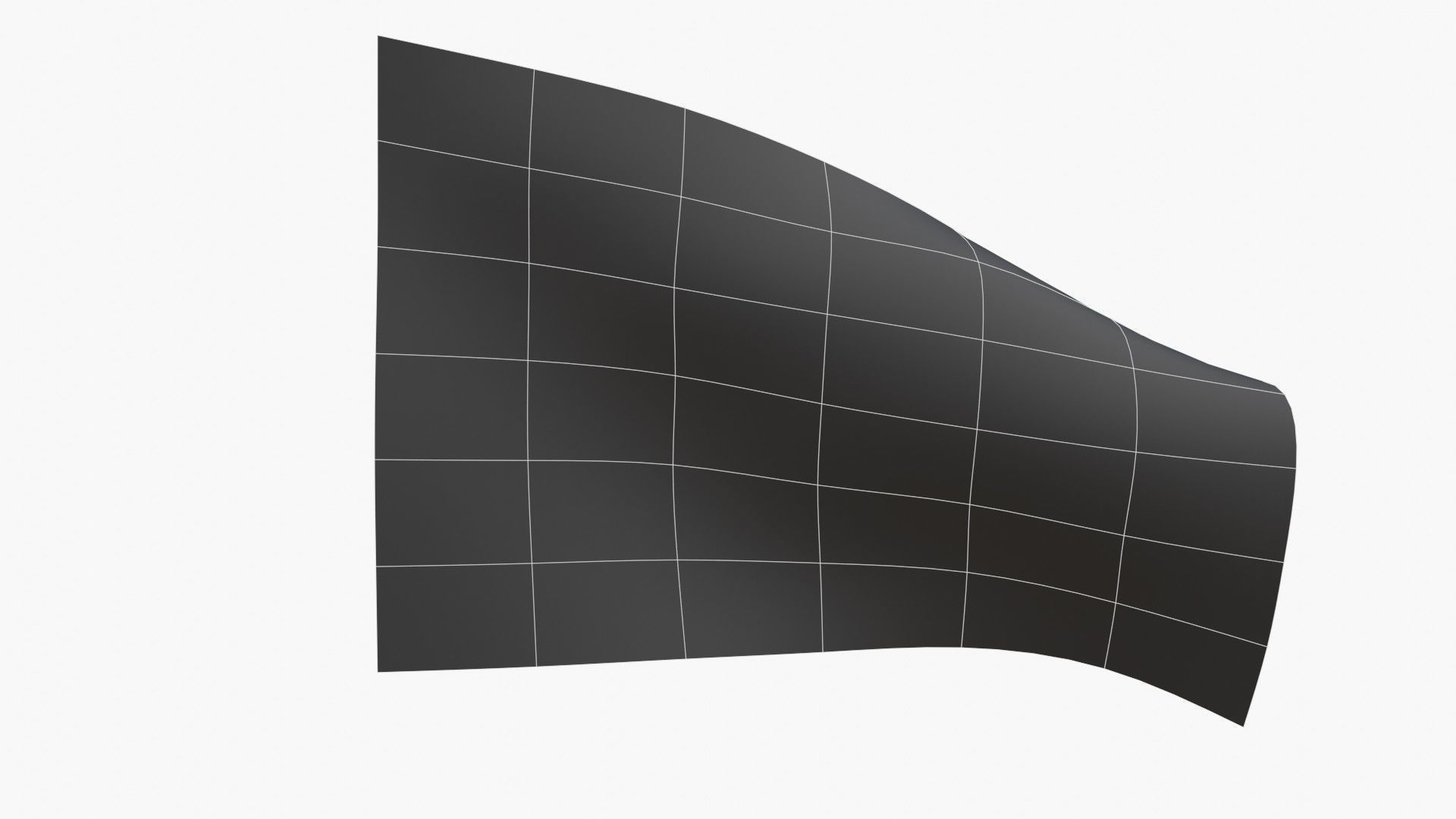 Pirate Flag - Francis Spriggs and Edward Lowe Low-poly 3D model_15