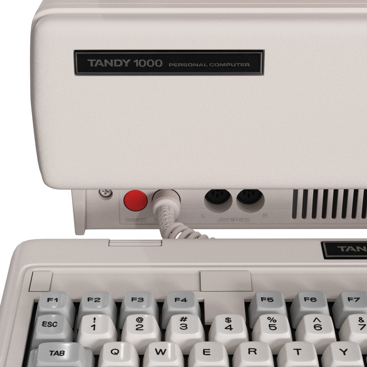 Tandy 1000 Personal Computer 3D model_6