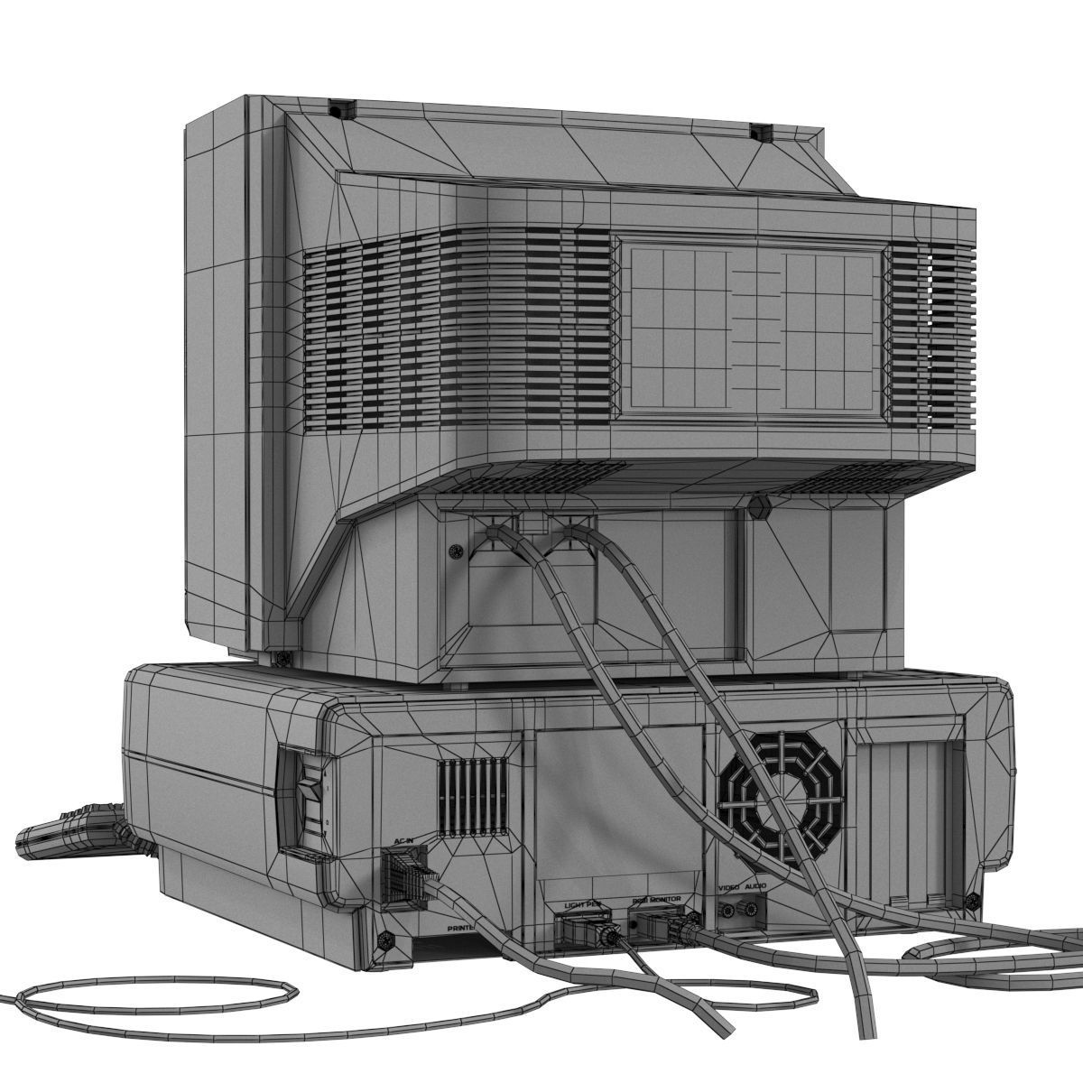 Tandy 1000 Personal Computer 3D model_3