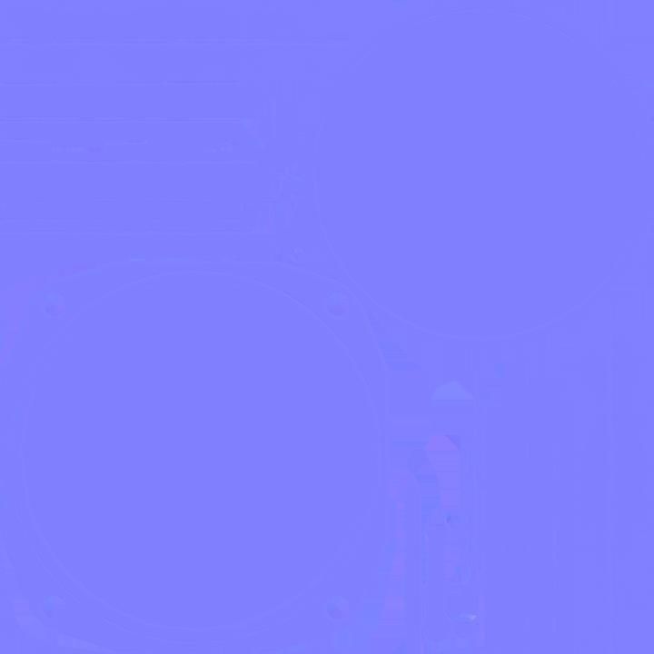 US TACHOMETER GAUGE Low-poly 3D model_7