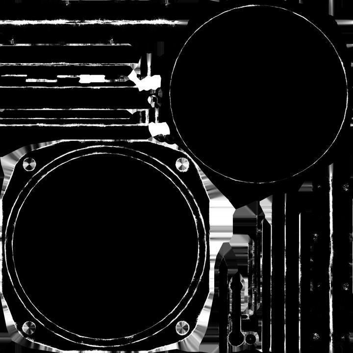 US TACHOMETER GAUGE Low-poly 3D model_9