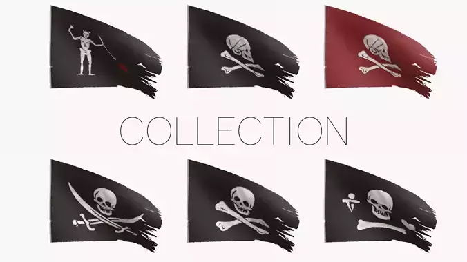 Pirates Flags Collection 