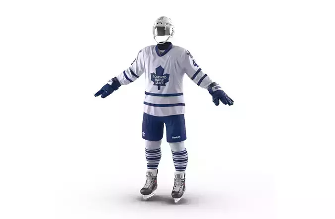 Hockey Equipment Toronto Maple Leafs 3D model