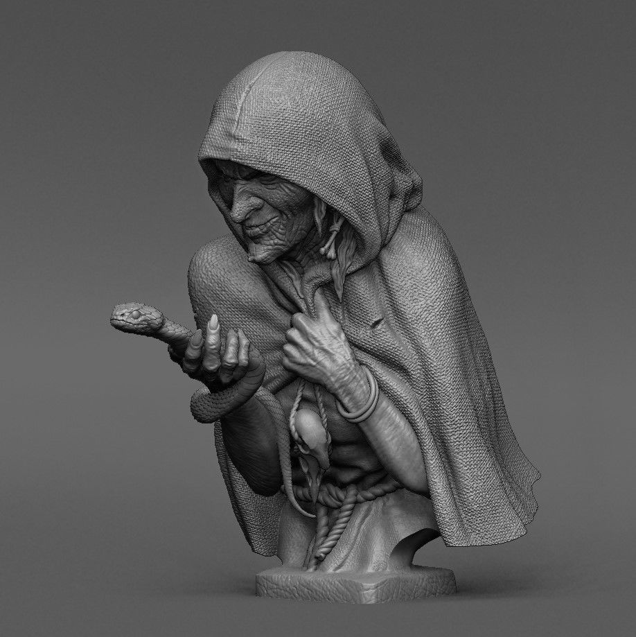 BABA YAGA 3D model 3D printable | CGTrader