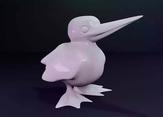 Kingfisher Figurine 3D print model