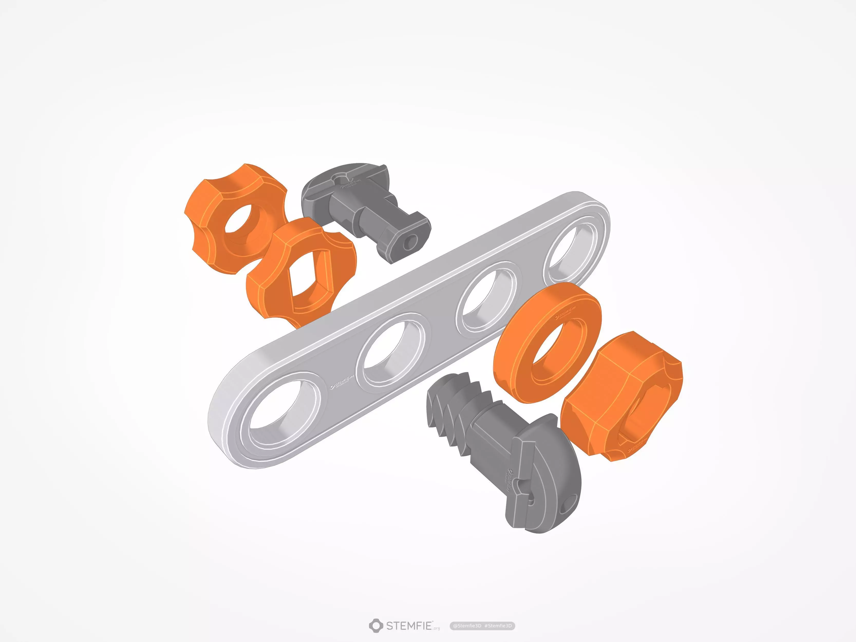 STEMFIE construction set sample parts Free 3D print model_0