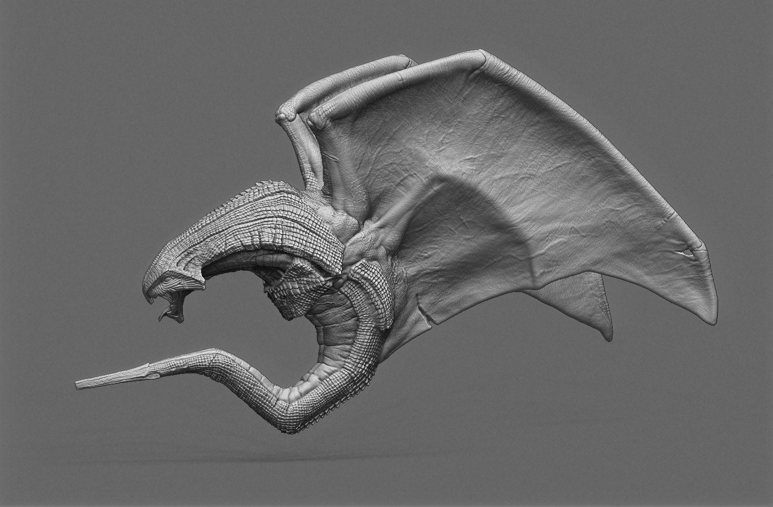 VAMPIRE DRAGON 3D print model_12