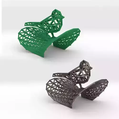 Cardinal Bird 3D print model