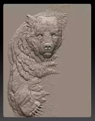 Bear -relief -3D Print