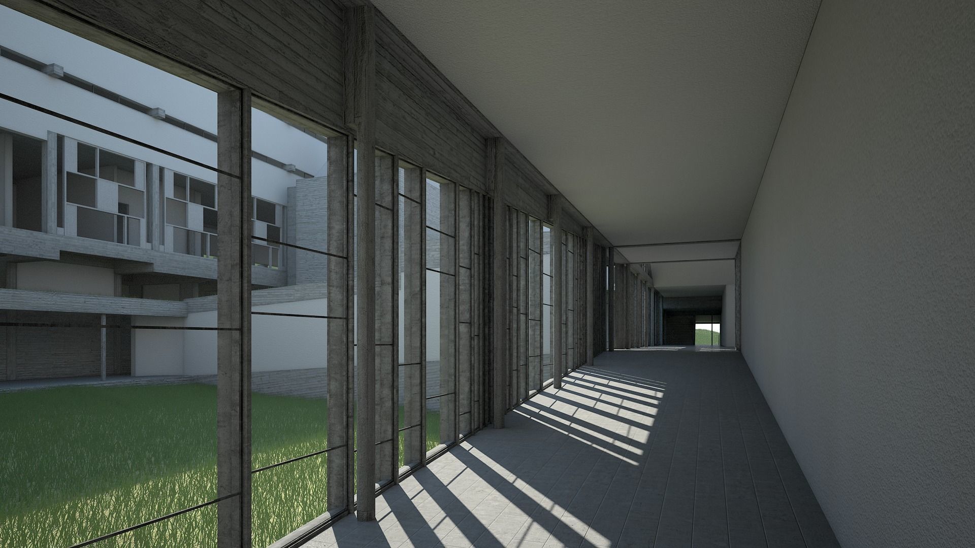 Convent La Tourette 3D model_5
