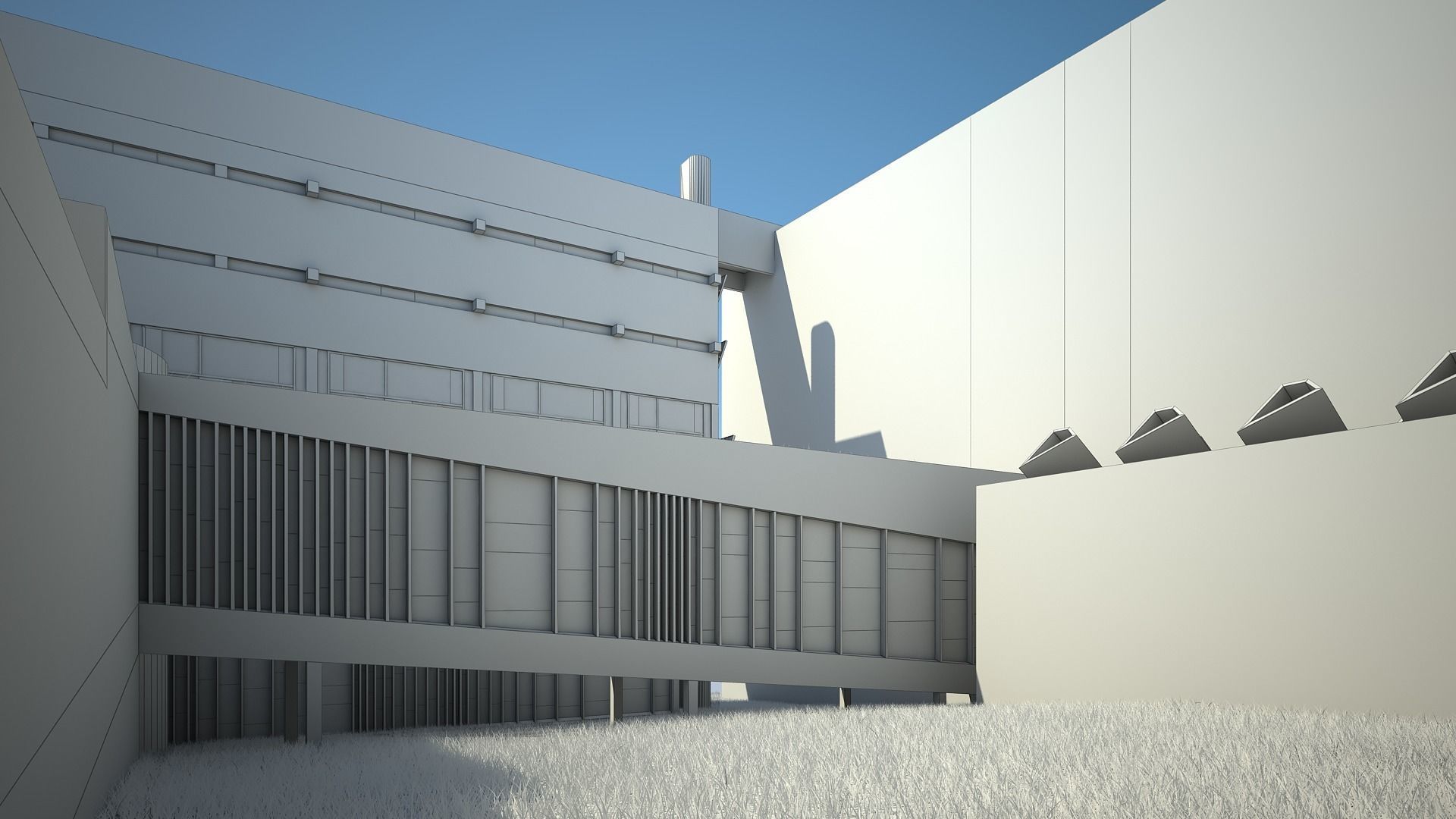 Convent La Tourette 3D model_33
